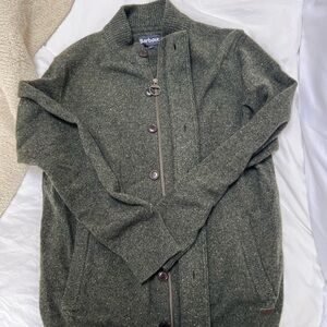 Barbour Olive Knit Sweater
